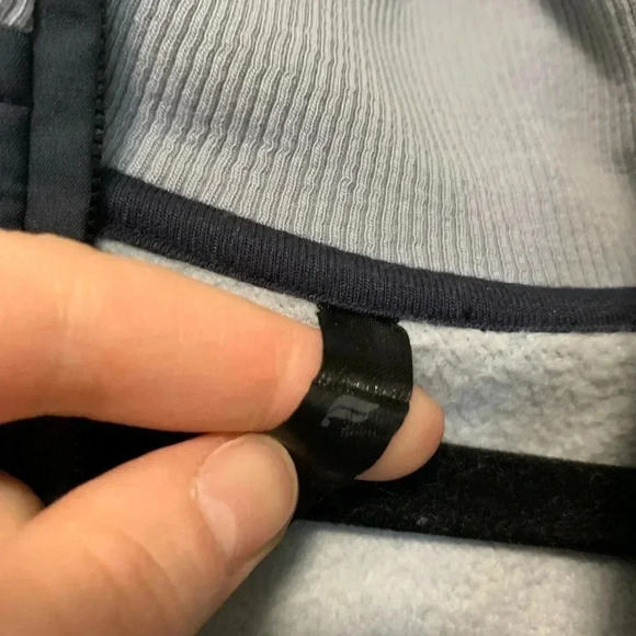 Fabletics two tone vented hooded half  zip jacket - Picture 4 of 8